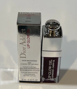 CHRISTIAN DIOR - DIOR ADDICT LIP GLOW OIL -  006 BERRY - 0.20 OZ - NEW & BOXED - Picture 1 of 1