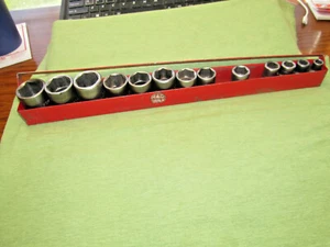 Juego de enchufes de impacto SAE de 13 piezas MAC Tools - 1/2" dr, 3/8" a 1-1/4" menos 5/8" y 3/4" - Imagen 1 de 12