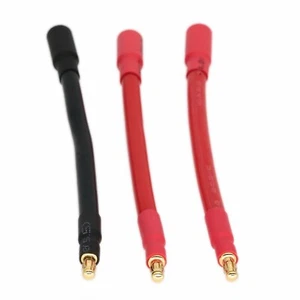 6.5mm Female Banana to 3.5mm Male Bullet Motor BLDC Control ESC 10AWG 10CM wire - Picture 1 of 4