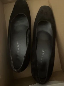 BCBG Parade, schwarze Plateau-Absätze, Größe 6,5 Damen - Bild 1 von 4