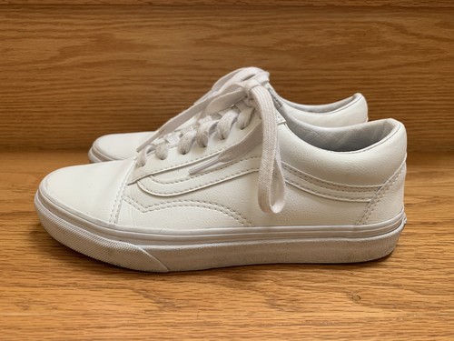 Vans unisex bianco casual taglia 6 donna taglia 4 5 uomo