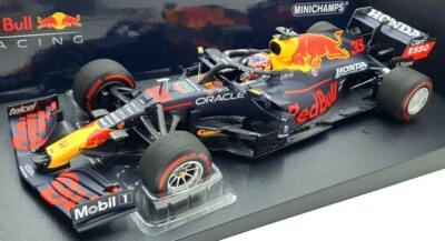 Minichamps 1/18 Scale 110 211433 Red Bull Honda RB16B F1 Verstappen Dutch - Photo 1/4
