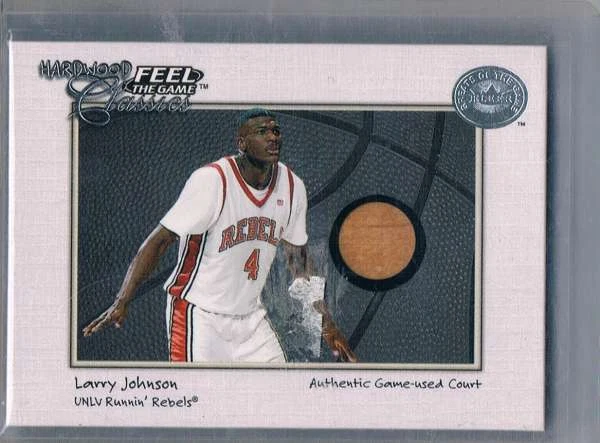 2001-02 Greats of the Game Feel The Game Hardwood Classics #8 Larry Johnson NM-M - Image 1 of 1