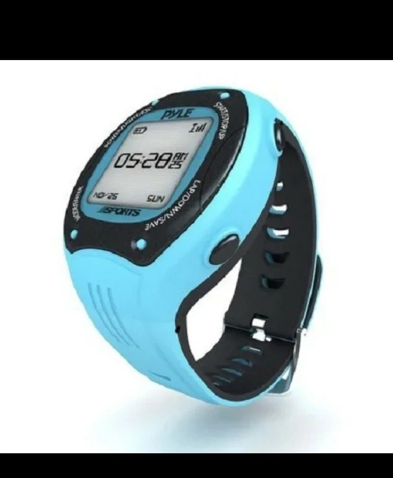 Pyle Sports Training Watch, Multi -function With Gps, PSGP310BL. Open Box, Blue. - Image 1 of 4