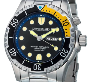 Nadador de combate buceo reloj para hombres 1000M con válvula de helio, índice luminoso, día fecha - Imagen 1 de 5