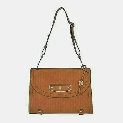 Bolso de Trabajo Lodis Pismo Pearl Parisa Calzoncillo con Solapa Cuero Caramelo RFID NUEVO CON ETIQUETAS PRECIO DE VENTA SUGERIDO POR EL FABRICANTE $398 Foto 1 de 4