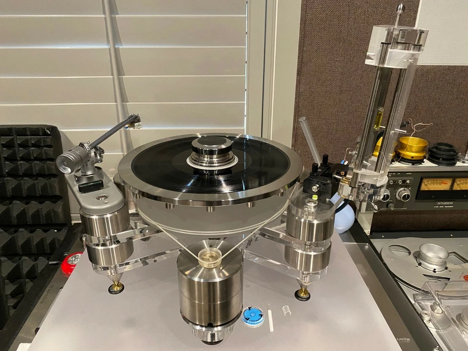 Plattenspieler Peripherie stabilisierende Außenringklemme SS1 Micro Seiki VPI Clearaudio - Bild 1 von 4