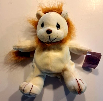 Precious Moments Tender Tails Plush Tiger Small Beanie Beanbag Enesco 1997 8 In - Image 1 of 4