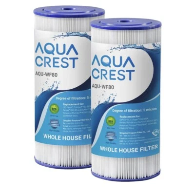 FXHSC Whole House Water Filter By AQUA CREST, Replacement For GE® FXHSC, 2 Packs - Image 1 of 4