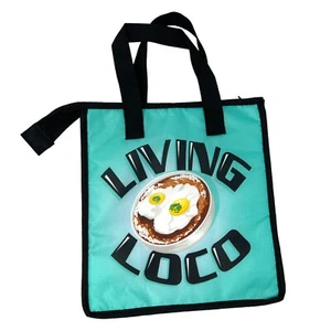 Insulated Lunch Bag Tropical Hawaiian Living Loco Hot Cold Picnic Potluck Travel - Picture 1 of 8