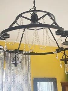 Replacement Chandelier Glass Crystal Swag Chain Prism Light Fixture DIY Decor - Picture 1 of 8