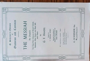 Complete HANDELS MESSIAH , 4 Part Chorus Of Mixed Voices, SATB AND PIANO - Picture 1 of 2