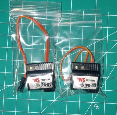 (2) GWS PIEZO GYRO PG-03  - Image 1 of 3