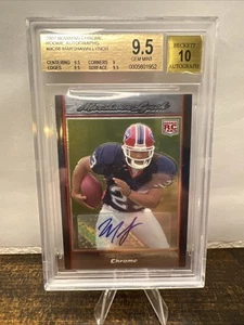 Marshawn Lynch 2007 Bowman Chrome Auto #BC66 BGS 9.5 GEM MINT + BILLS - P04 - Picture 1 of 2