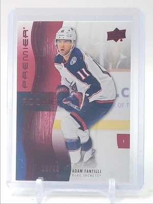 ADAM FANTILLI 2023-24 UPPER DECK PREMIER ROOKIE HOCKEY RUBY RC /49 Q0902 - Image 1 of 2
