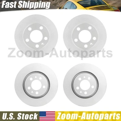 Se adapta a 1998-2000 2001 2002 2003 2004 Audi A3 4 piezas rotores de freno de disco delanteros traseros Foto 1 de 4