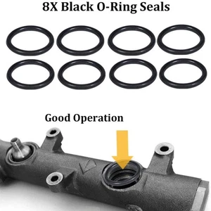 Oil Rail Ball Tube O-Rings Repair Kit+ Nipple Cup Socket for Ford 6.0L 2003-07 * - Picture 1 of 9