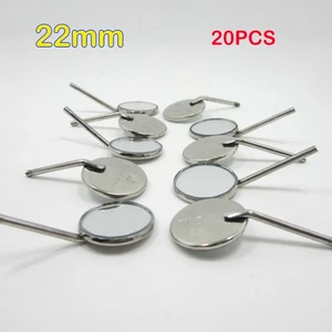 USA 20PCS Dental Mouth Mirror Handle Stainless Steel Reflector Front Surface #4 - Picture 1 of 10