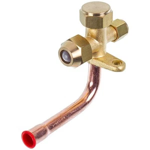 Grifo de servicio de aire acondicionado (puerto) 3/8" angular 90° - Imagen 1 de 3