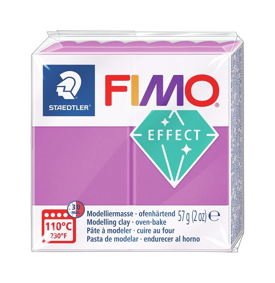 Неоновая полимерная глина Fimo Effect 2 унции неоново-фиолетовая - Изображение 1 из 1