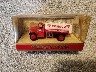 Matchbox Models of Yesteryear Y23-B 1930 Mack AC Conoco Tanker Truck. NIP  1990 - Image 1 of 4
