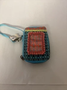 Natural Life “Wherever you go, Go with all your Heart” Boho Hippie wristlet - Picture 1 of 10