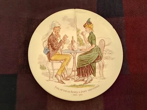 Sarreguemines Talking Plate - Picture 1 of 2