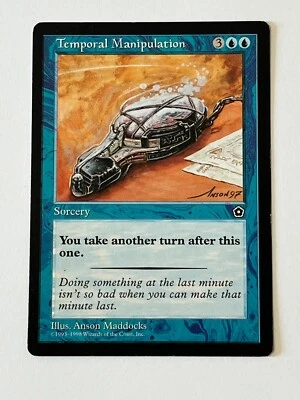 Temporal Manipulation MTG Portal Second Age Rare LP x1 - Magic Card - Image 1 of 2
