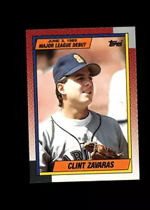 Clint Zavaras - 1990 Topps Major League Debut Card #149 - Seattle Mariners - Picture 1 of 2