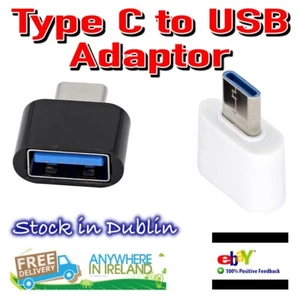 Typ C auf USB Adapter OTG Data Transfer Connector 3.1 Stecker auf USB 3.0 Konverter - Bild 1 von 6