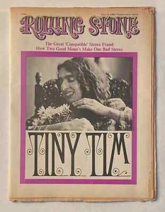Rolling Stone magazine #13 July 1968 Tiny Tim, Kubrick, Aretha, Traffic - Picture 1 of 8