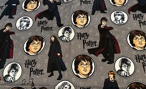 harry potter Out of Print Cotton Fabric 2.5 yards!!! - Picture 1 of 1