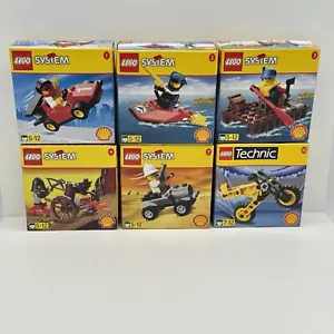 6x Lego Vintage Shell Promo #1, 2, 3, 4, 7, 10 Retired Rare Brand New & Sealed - Picture 1 of 16