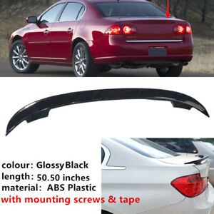 Fit For Buick Lucerne 06-11 Black Rear Trunk Lip Sport Spoiler Wing Universal