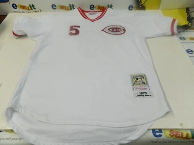 CINCINNATI REDS JOHNNY BENCH COOPERSTOWN COLLECTION JERSEY - Image 1 of 4