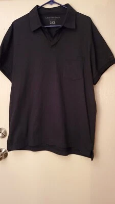 Men's Calvin Klein Polo, Body Fit, 2XL, Dk. Blue - Image 1 of 4