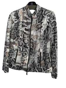 Frank Lyman Design Animal Print Full Zip Jacket - Picture 1 of 6
