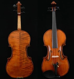 Guarneri del Gesù 1743 Cannone Violino Capovolto Fiamma Dorso n.W077 - Foto 1 di 11