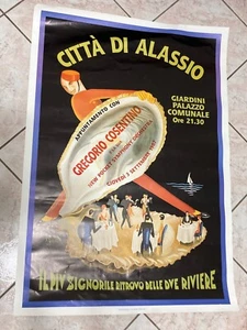 FILIPPO ROMOLI:MANIFESTO CITTà DI ALASSIO-NEW POCKET SYMPHONY ORCHESTRA 1987.1 - Picture 1 of 4