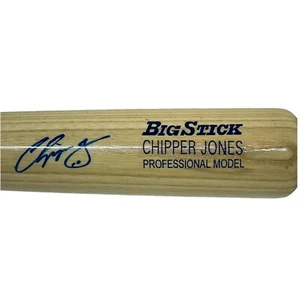 Chipper Jones Autographed Baseball Bat Rawlings Big Stick Pro Not Authenticated. - Picture 1 of 5