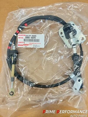 Toyota Corolla 2003-2008 Genuine Transmission shifter Link Cable 33820-02370 - Image 1 of 4