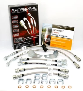 HSV VY (with Harrop 4-pot/4-pot) brake upgrades- SAFEBRAKE Performance Hoses - Picture 1 of 12