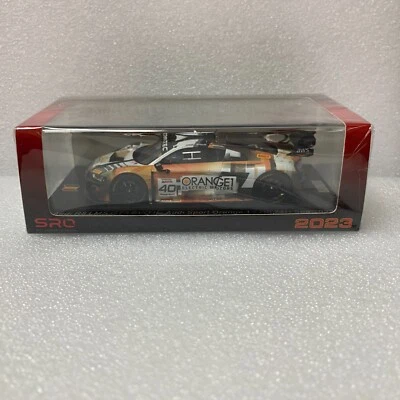 Audi R8 LMS GT3 EVO II Audi Sport Orange 1 7th 24H Spa 2023 #SPARK 1/43 #SB704 - Image 1 of 2