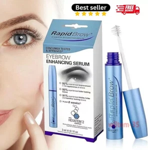 New Rapid Brow Growth- Eyebrow Enhancing Serum 3ml Free Shipping - Picture 1 of 4