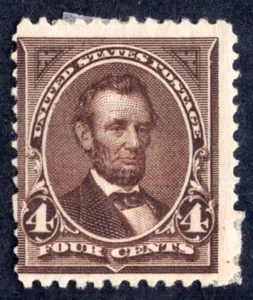 US 1894 ABRAHAM LINCOLN SCOTT #254 MINT HINGED - Picture 1 of 2