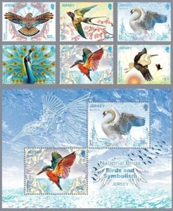Jersey Stamps: Europa CEPT 2019 "Birds & Symbolism" MNH Combi Mint Set 2019 - Picture 1 of 1