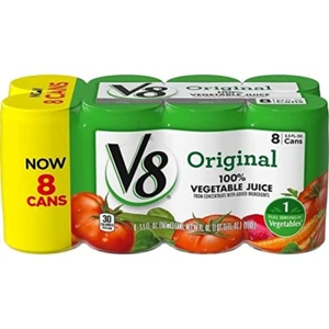 V8 Original 100% Vegetable Juice, 5.5 Fl Oz Can (Pack of 8) - Picture 1 of 1