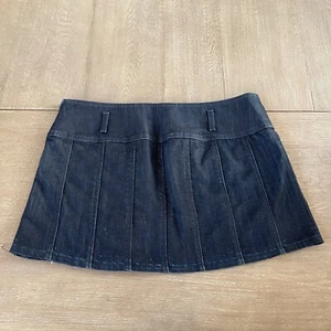 Gebrauchter Damenrock 7 For All Mankind | dunkler Denim Reißverschluss Gr. 31 UVP 158 $ - Bild 1 von 4