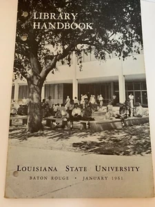 Januar 1961 LSU Bibliothekshandbuch Louisiana State University - Bild 1 von 4