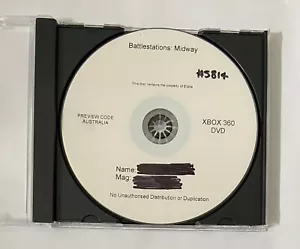 Battlestations: Midway Preview Version Microsoft Xbox 360 2007 Pre-release code - Picture 1 of 4